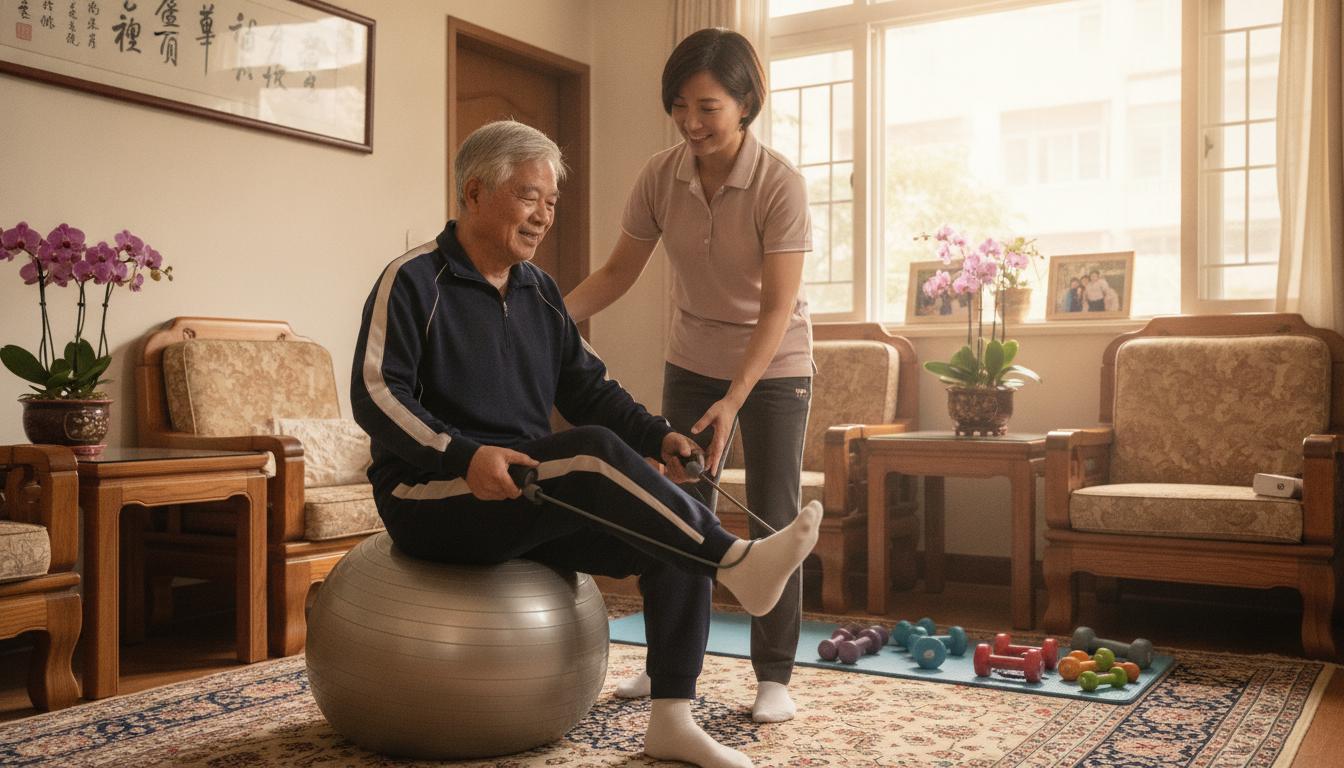 居家看護協助復健運動