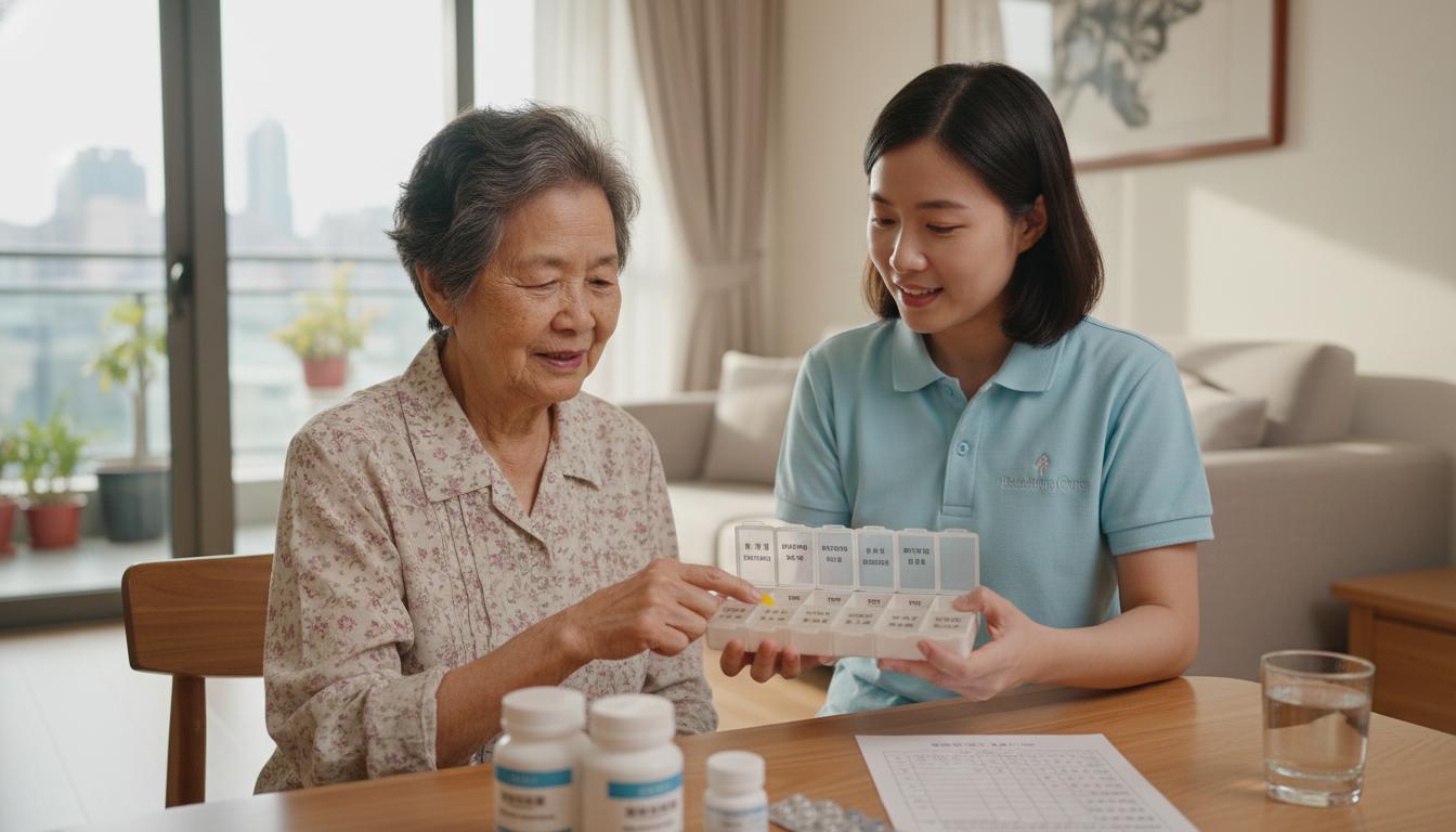 專業看護協助長者用藥管理